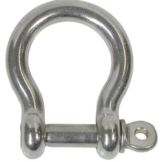 Blueline Stainless Steel Bow Shackle, , bcf_hi-res