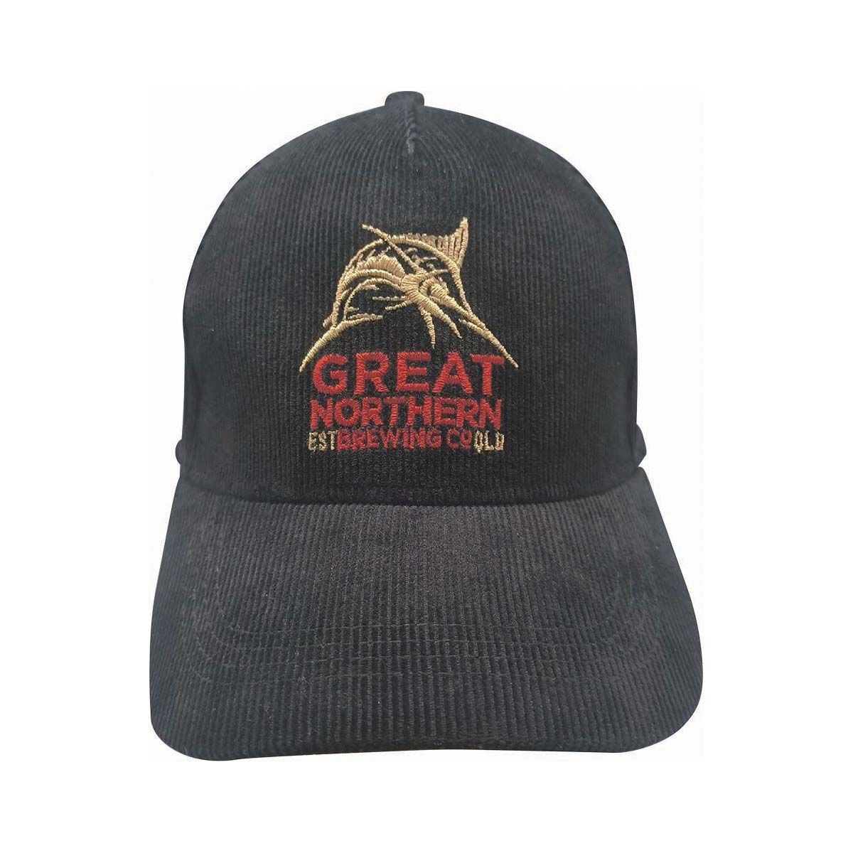 The Great Northern Brewing Co. Unisex Cord Cap Black OSFM, Black, bcf_hi-res