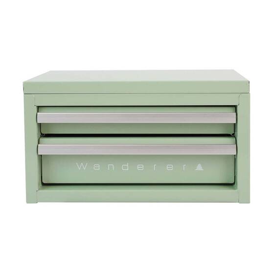 Wanderer Mini Gear Cabinet 2 Drawer Mint, Mint, bcf_hi-res