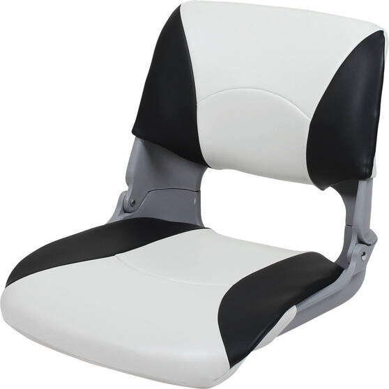 Blueline Tinnie Pro Boat Seat Charcoal / White, Charcoal / White, bcf_hi-res