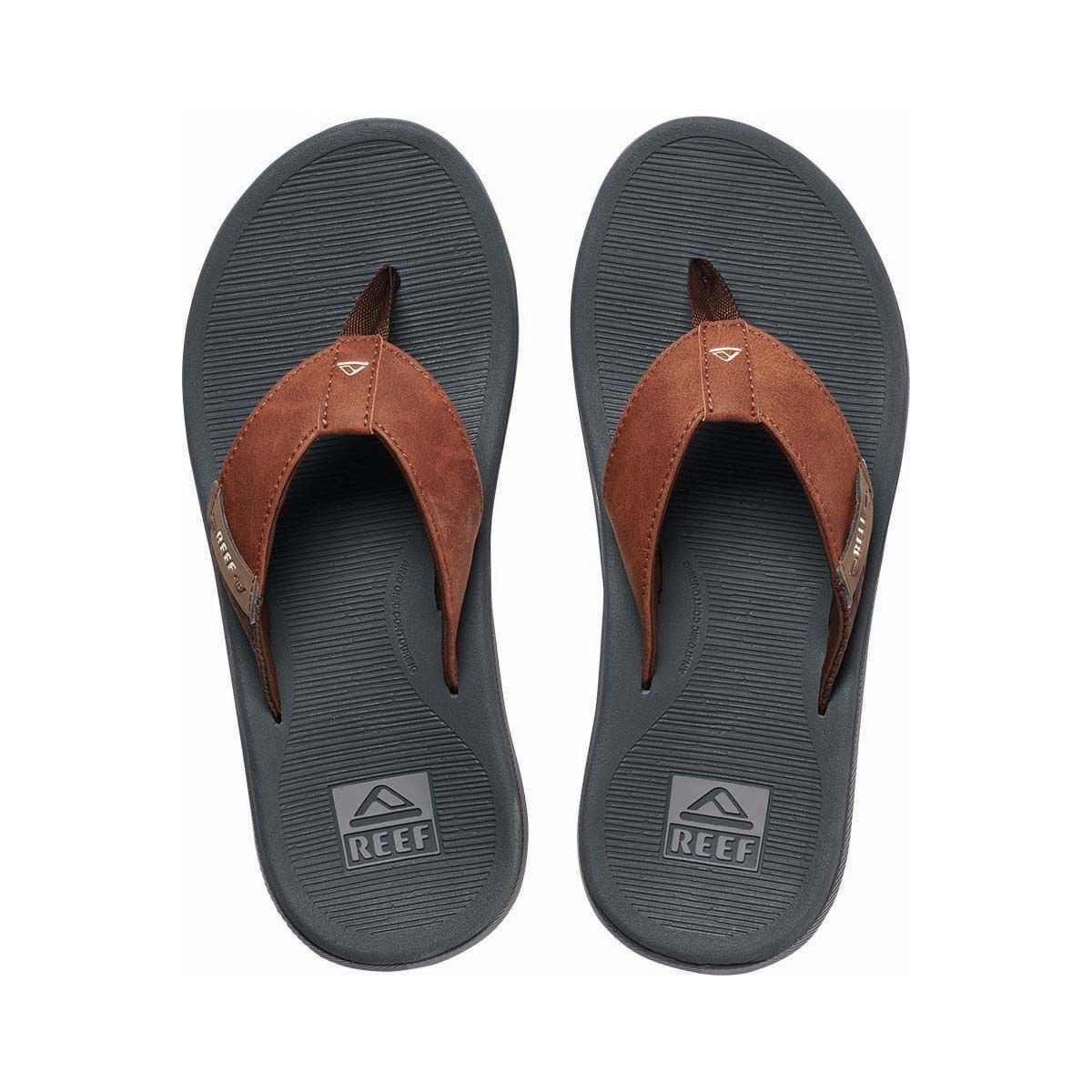 REEF Men's Santa Ana Thong, Grey, bcf_hi-res