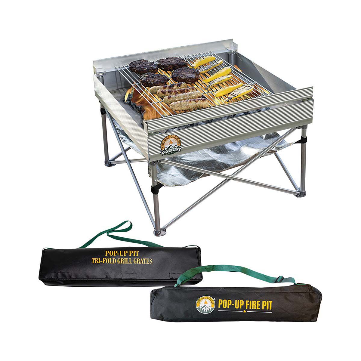 Fireside Tri-Fold Grill Grates for the Pop-Up Fire Pit, , bcf_hi-res