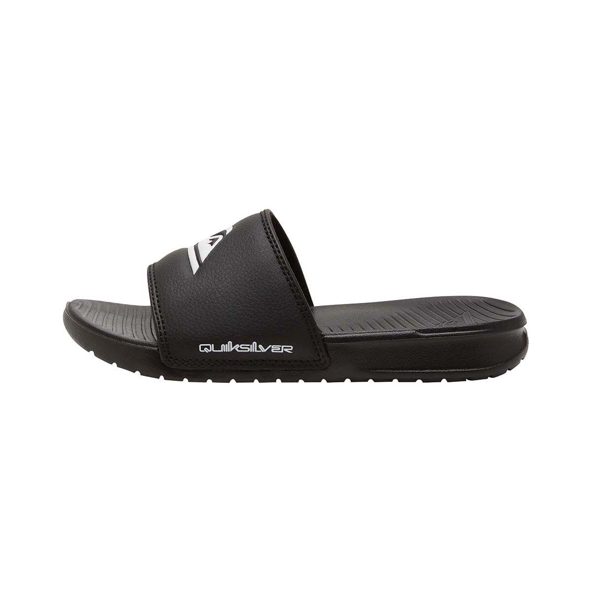 Quiksilver Youth Bright Coast Slides, Black/White/Black, bcf_hi-res