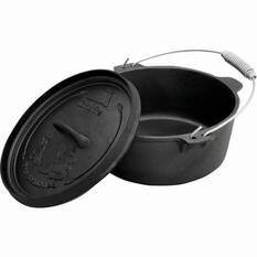 Campfire Pre Seasoned Cast Iron Camp Oven 12 Quart, , bcf_hi-res
