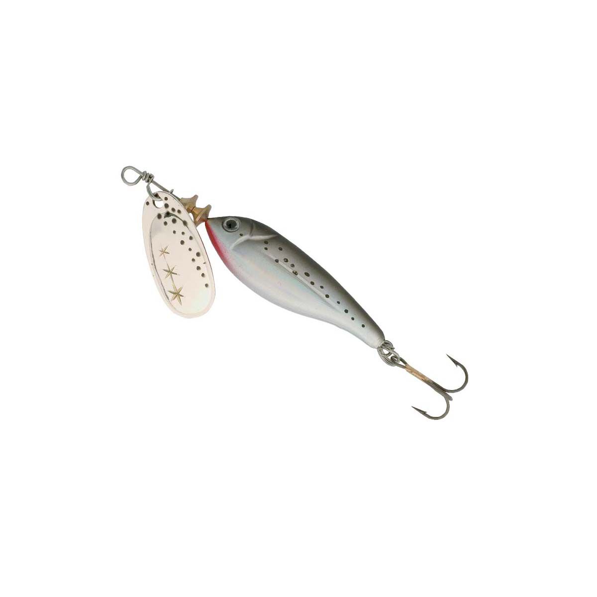Blue Fox Minnow Super Vibrax Spinner Lure Size 1 Silver, Silver, bcf_hi-res