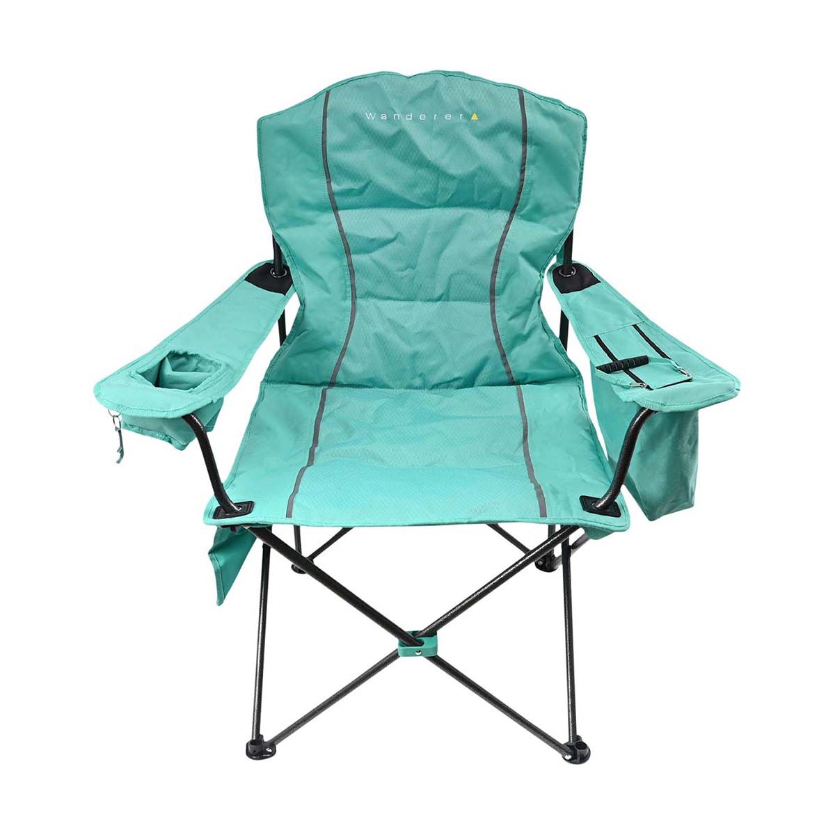 Wanderer Premium Cooler Arm Chair Ocean Green 120kg, , bcf_hi-res
