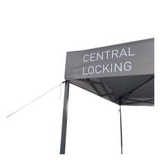 Wanderer Central Locking Gazebo 3x3m with Carry Bag, , bcf_hi-res