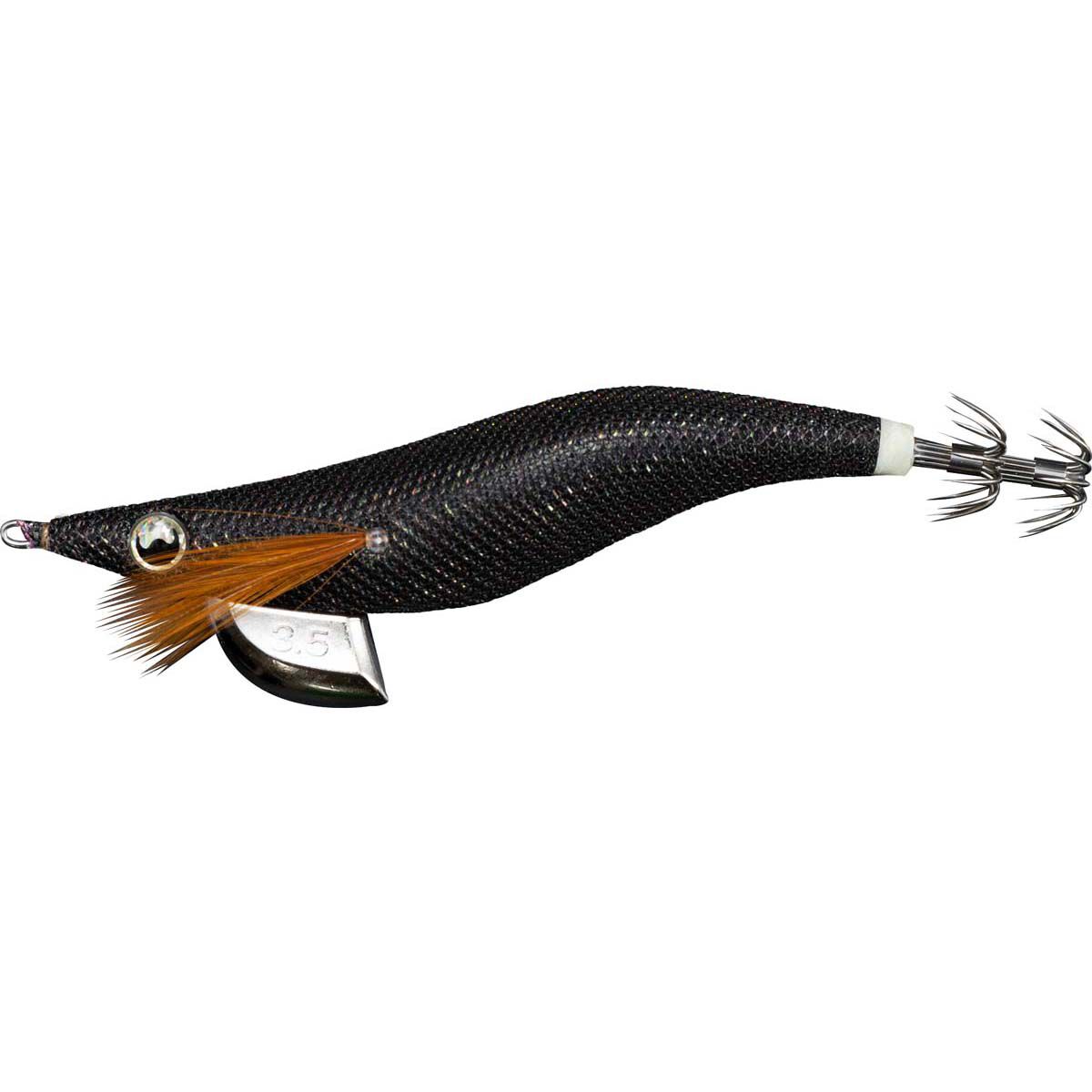 Yamashita EGI OH F Squid Jig 3.0 Solid Black 3.0, Solid Black, bcf_hi-res