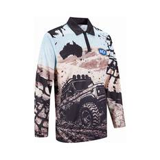 BCF Men's 4WD Fishing Shirt, Brown, bcf_hi-res