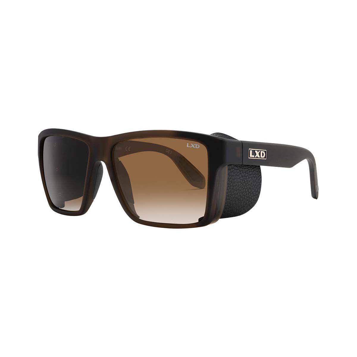 LXD Men&rsquo;s Caspian Polar Sunglasses Matt Brown with Brown Lens, , bcf_hi-res