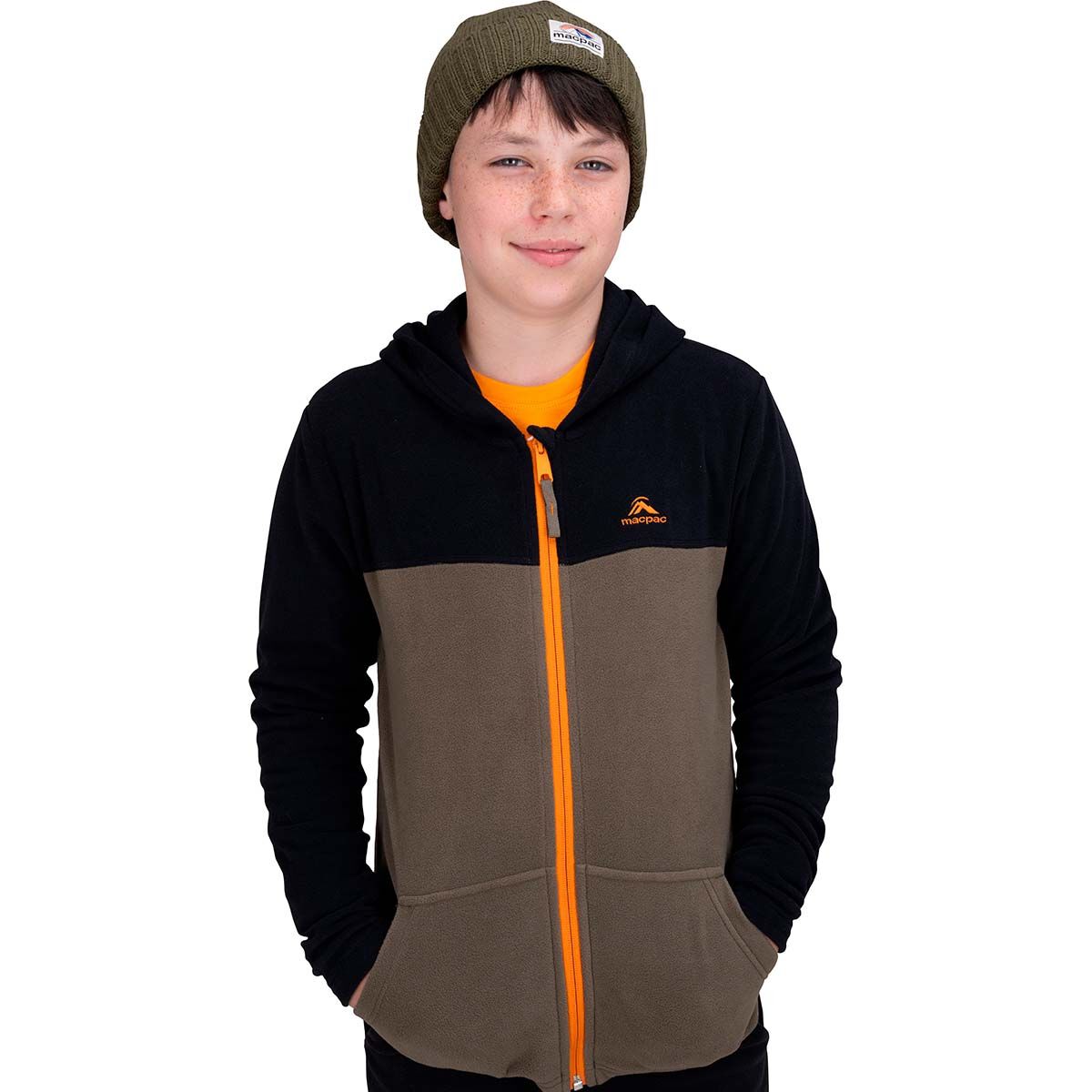 Macpac Kids' Ruru Fleece Jacket V2, , bcf_hi-res