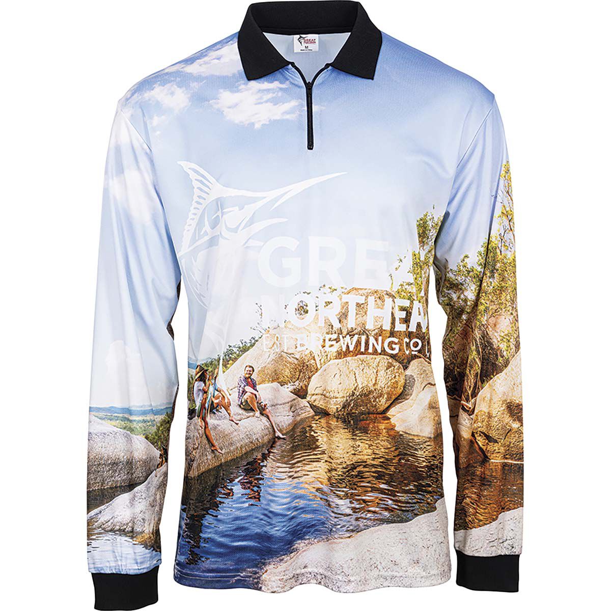 Great Northern Men's Emerald Fishing Shirt Blue M, Blue, bcf_hi-res