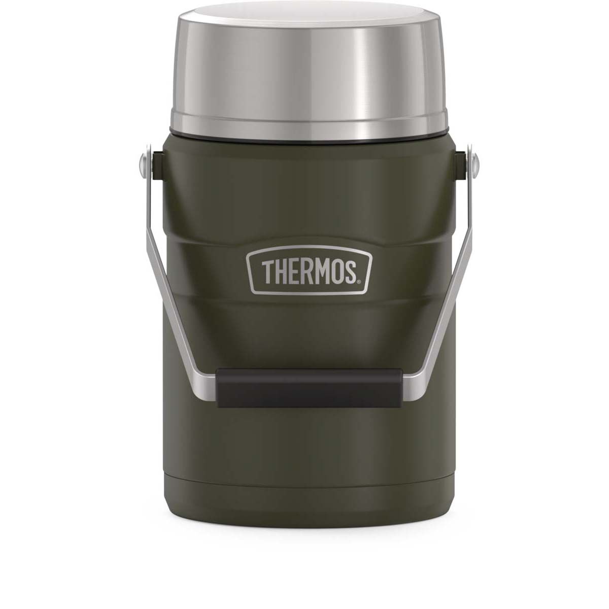 Thermos King Vacuum Insulated Food Jar 1.39L Matte Army, , bcf_hi-res