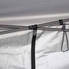 Wanderer Grab & Go Gazebo Side Wall with Door 3x3m, , bcf_hi-res