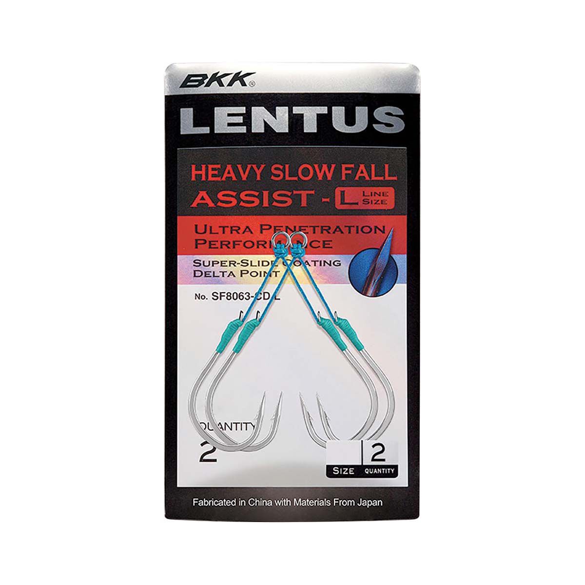 BKK SF Lentus Long Jigging Assist Hook, , bcf_hi-res