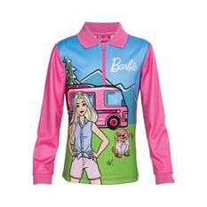 Barbie Kids’ Sublimated Polo, Pink, bcf_hi-res