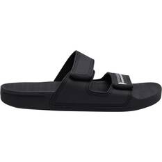Quiksilver Men's Rivi Double Adjust Slides, Black / Grey, bcf_hi-res