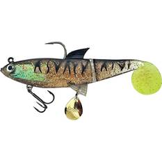 Molix Shad Soft Swimbait Lure 140mm Black Gold Chart, Black Gold Chart, bcf_hi-res