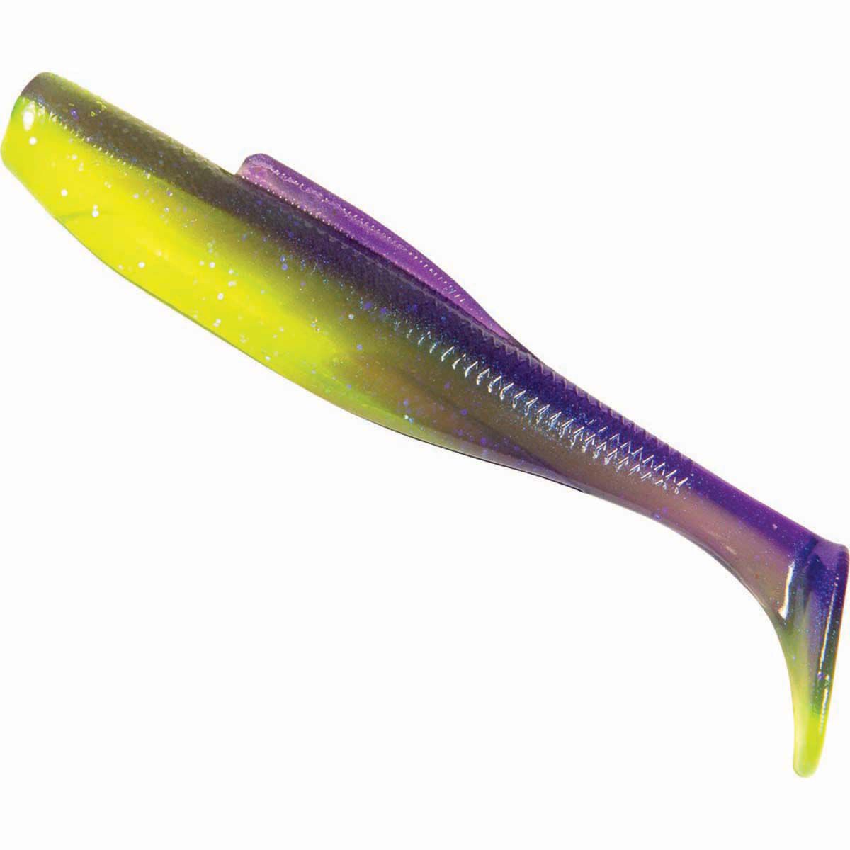 ZMan DieZel MinnowZ Soft Plastic Lure 4in 5 Pack Purple Death, Purple Death, bcf_hi-res