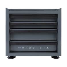 Wanderer Mini Gear Cabinet 4 Drawer Charcoal, Charcoal, bcf_hi-res