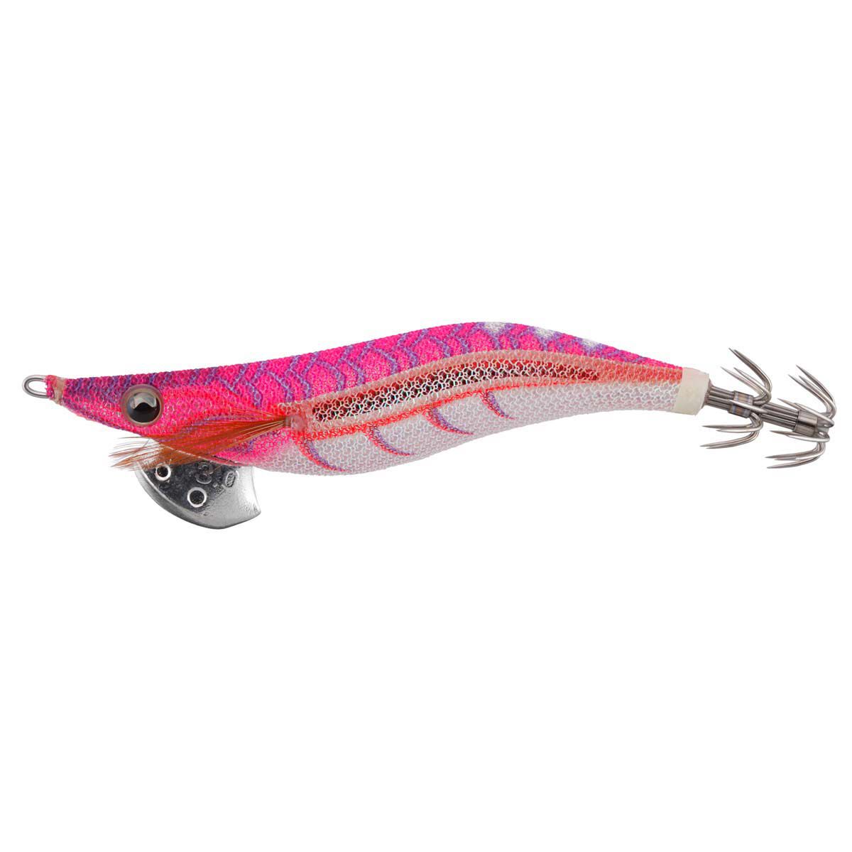 Yamashita Egi Oh Live NB Squid Jig Lure 3 Pink / UV Red, Pink / UV Red, bcf_hi-res