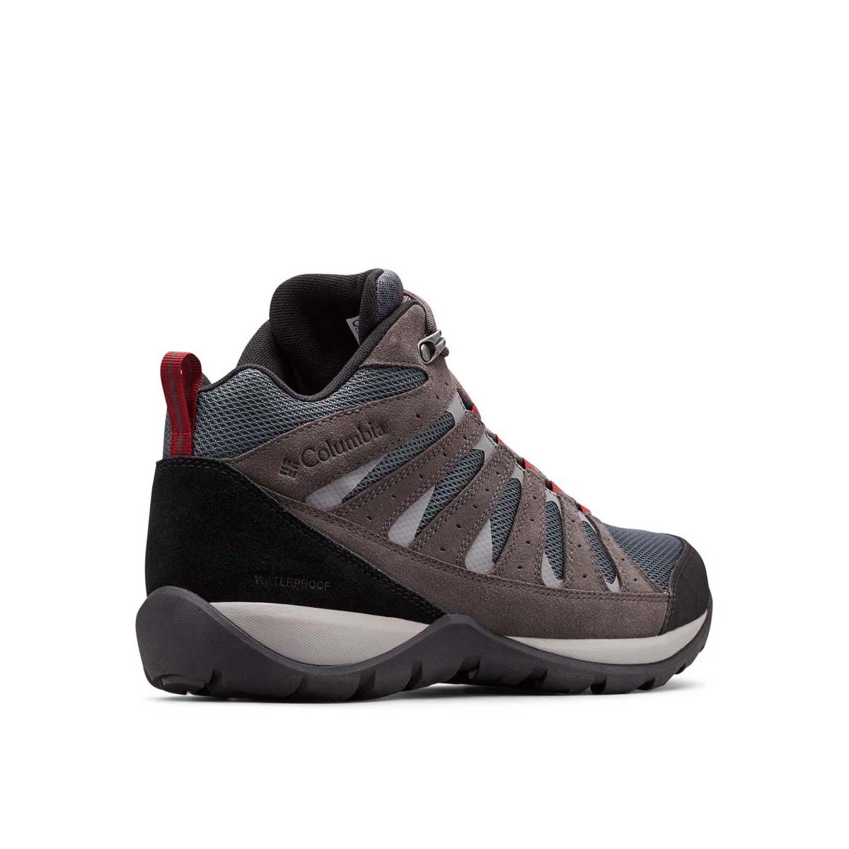 Columbia Men s Redmond V2 WP Mid Hiker Graphite Red Jasper 10 BCF