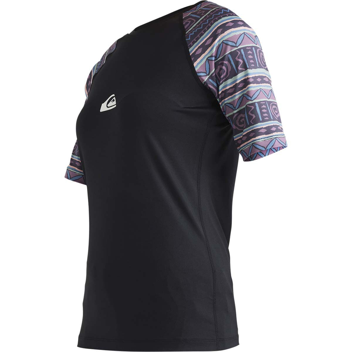 Quiksilver Women's Short Sleeve Rashie, Black, bcf_hi-res