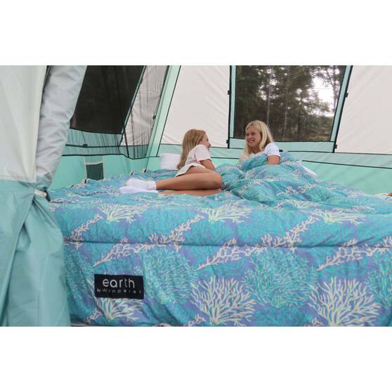 earth by Wanderer® Coral Cotton 5.2°C Sleeping Bag, , bcf_hi-res