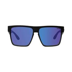 Liive Men’s Matt Scholz Greed Mirror Polarised Float Sunglasses Matt Black with Blue Lens, , bcf_hi-res