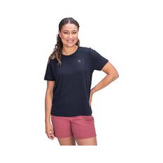 Macpac Women's Trail Short Sleeve Shirt, Black, bcf_hi-res