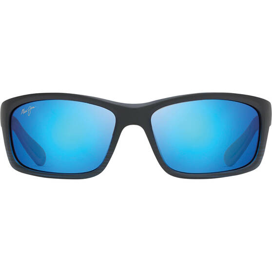Maui Jim Men's Kanaio Coast Sunglasses Black / Blue, Black / Blue, bcf_hi-res