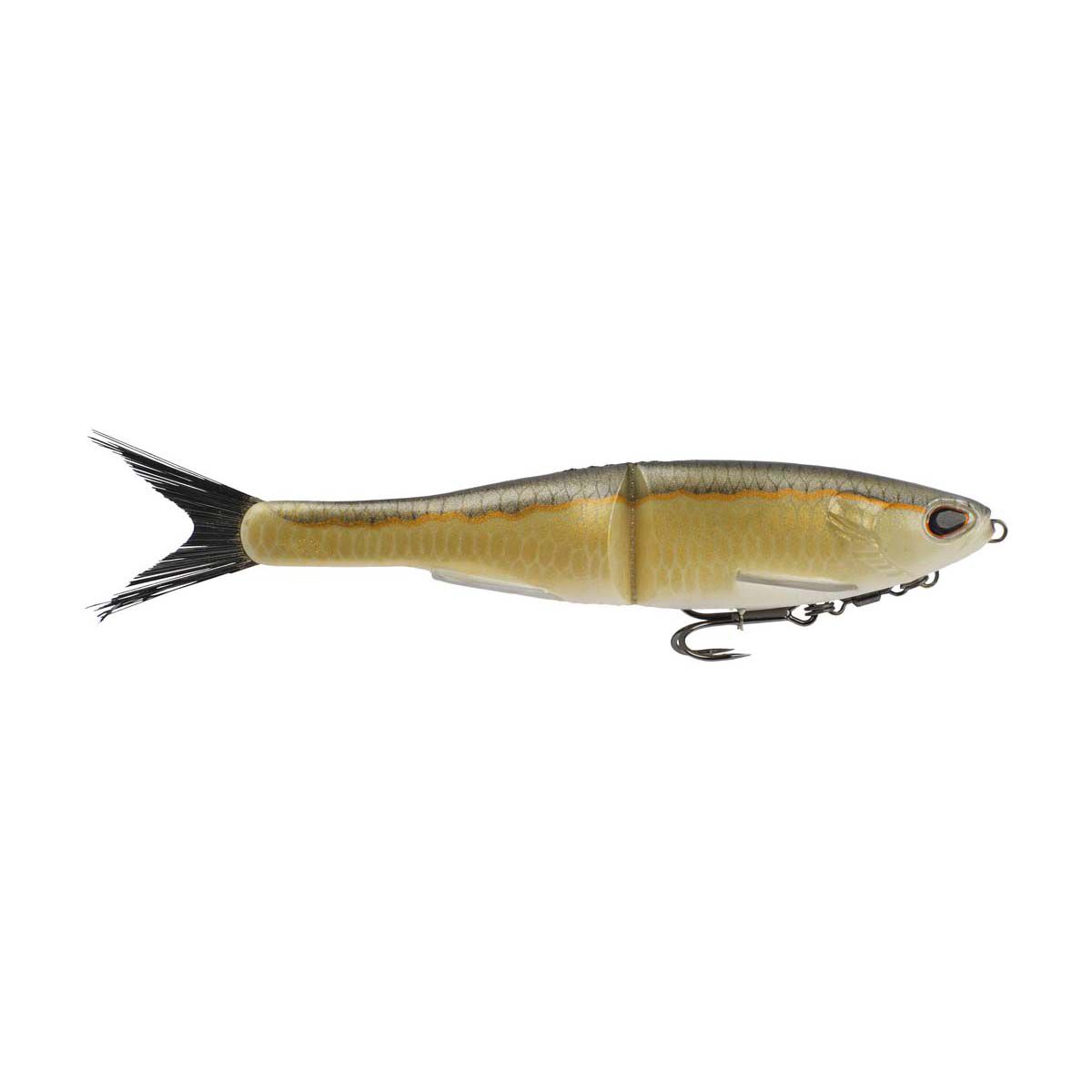 Berkley Powerbait Nessie Swimbait Lure 5in Golden Shiner, Golden Shiner, bcf_hi-res