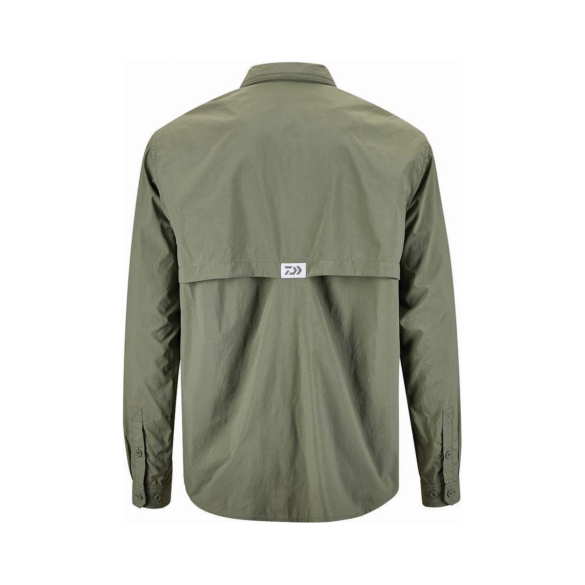 Daiwa Men&rsquo;s Long Sleeve Fishing Shirt, Olive, bcf_hi-res