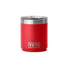 YETI Rambler® Lowball 10 oz (295 ml) with MagSlider™ Lid Rescue Red, Rescue Red, bcf_hi-res