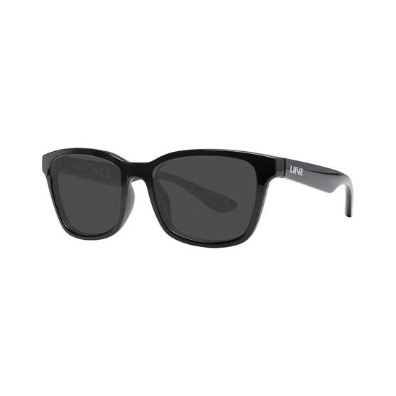 Liive Kids' Alvin Sunglasses Black with Grey Lens, , bcf_hi-res