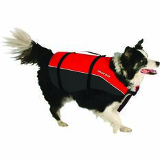 Marlin Australia PFD Dog Floatation Vest, Red / Black, bcf_hi-res