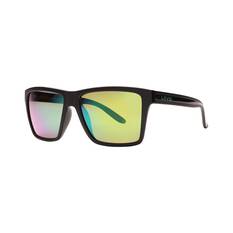Liive X Sabotage Men’s Mirror Polarised Sunglasses Matt Black with Yellow Lens, , bcf_hi-res
