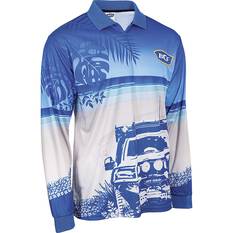BCF Men’s Beach 4WD Fishing Shirt, Blue, bcf_hi-res