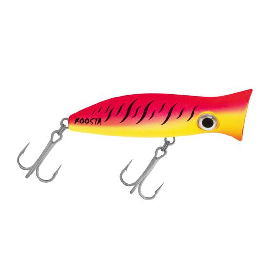 Halco Roosta Pop Surface Lure 80mm Pink Fluoro, Pink Fluoro, bcf_hi-res
