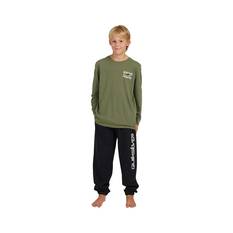 Quiksilver Youth Bait Ball Long Sleeve Tee, Four Leaf Clover, bcf_hi-res