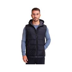 Macpac Men's Halo Hooded Down Puffer Vest V2 Black S, Black, bcf_hi-res