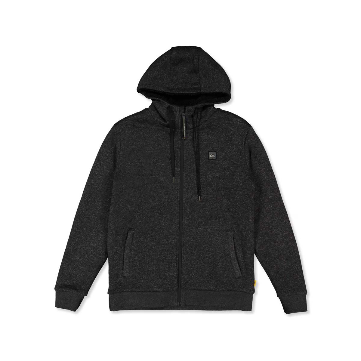 Quiksilver Men&rsquo;s Coldfront Zip Hoodie Black Heather M, Black Heather, bcf_hi-res