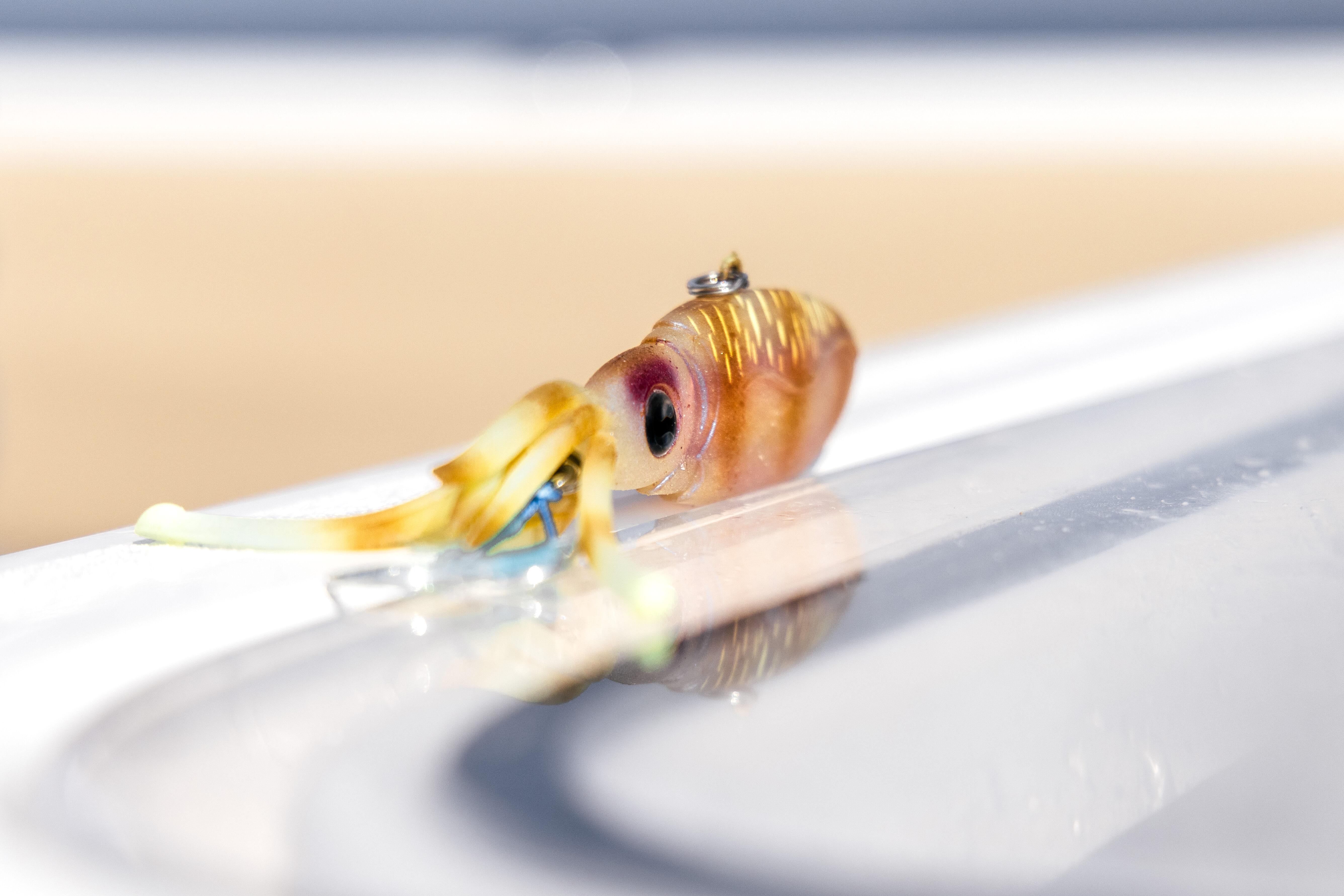 Nomad Squidtrex Jig Lure 150mm White Glow, White Glow, bcf_hi-res