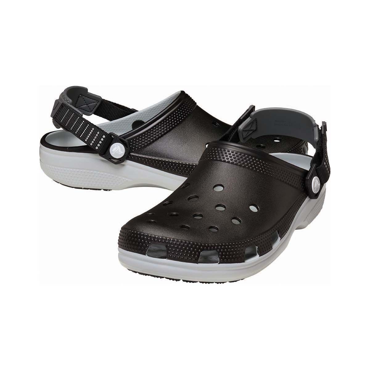 Crocs Unisex Classic Turbo Clogs, Black, bcf_hi-res