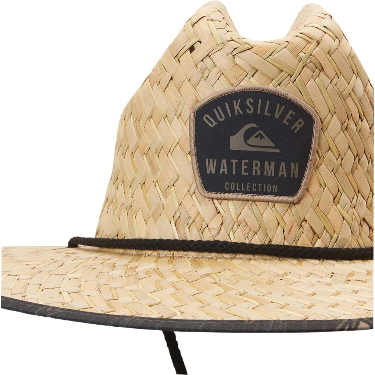 Quiksilver Waterman Outsider Straw Hat Black S/M, Black, bcf_hi-res
