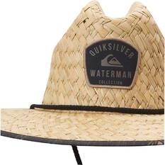 Quiksilver Waterman Outsider Straw Hat, Black, bcf_hi-res