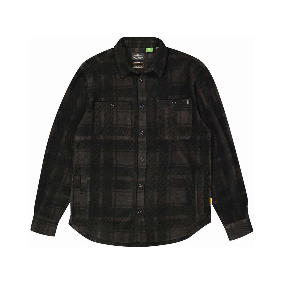 Quiksilver Men&rsquo;s North Sea Expedition III Flannel Long Sleeve Shirt Espresso S, Espresso, bcf_hi-res