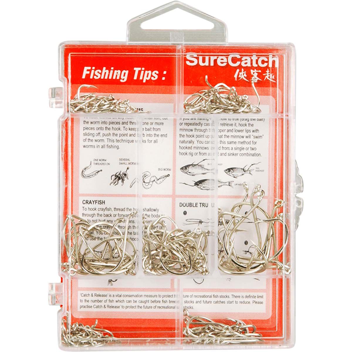 Surecatch Suicide Hook Assorted 140 Pack, , bcf_hi-res