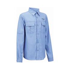 BCF Youth Long Sleeve Fishing Shirt, Purple / Blue, bcf_hi-res