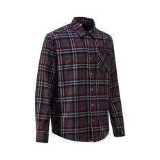 OUTRAK Unisex Flannel Shirt Black S, Black, bcf_hi-res